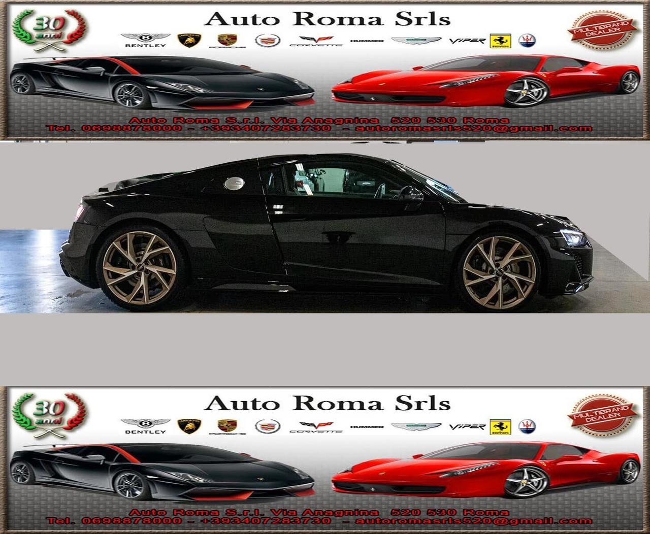 Audi R8 Coupé V10 quattro S tronic RWD performance camera Led nappa