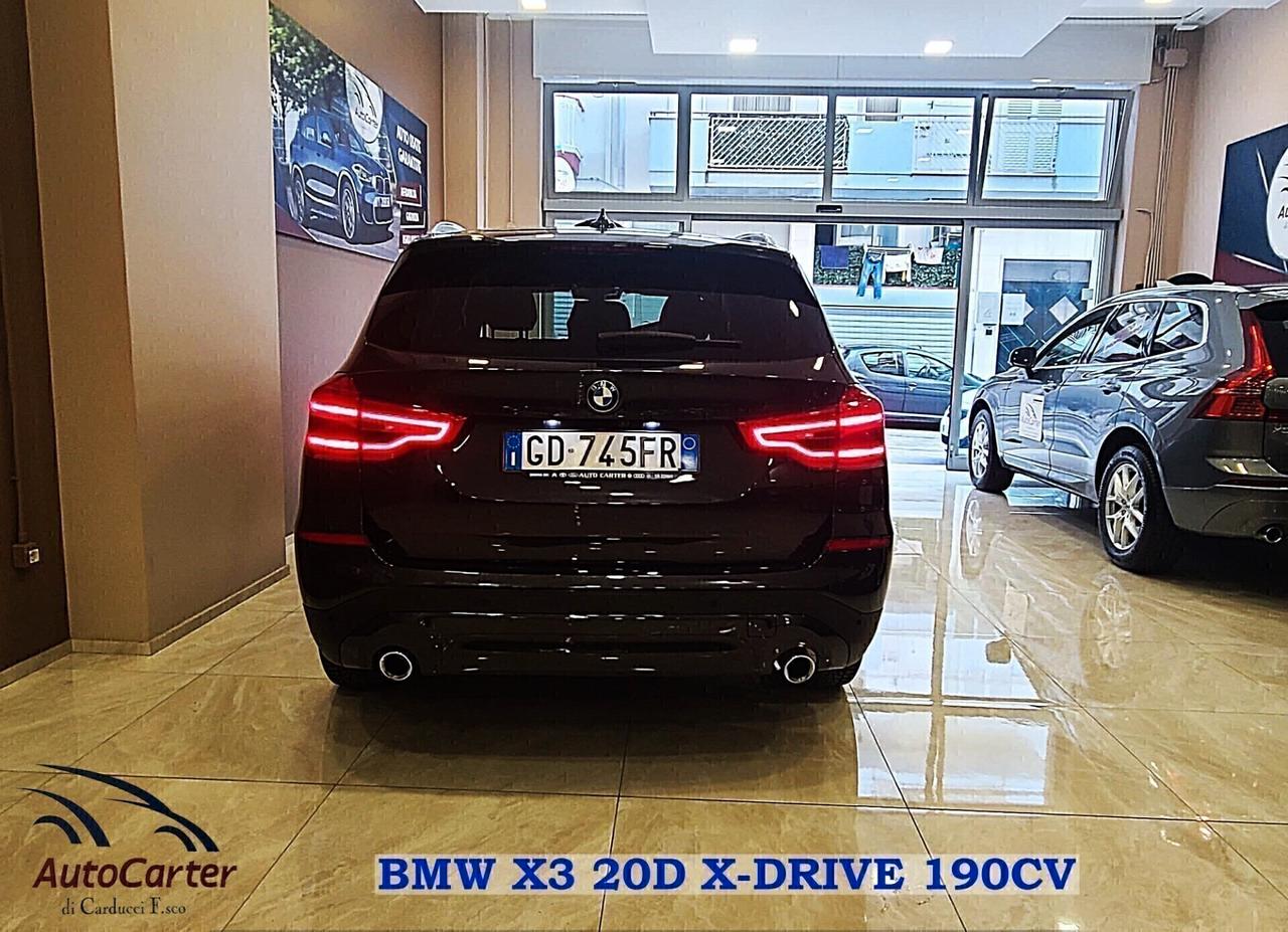 Bmw X3 xDrive20d 190CV 4X4*PARI AL NUOVO*