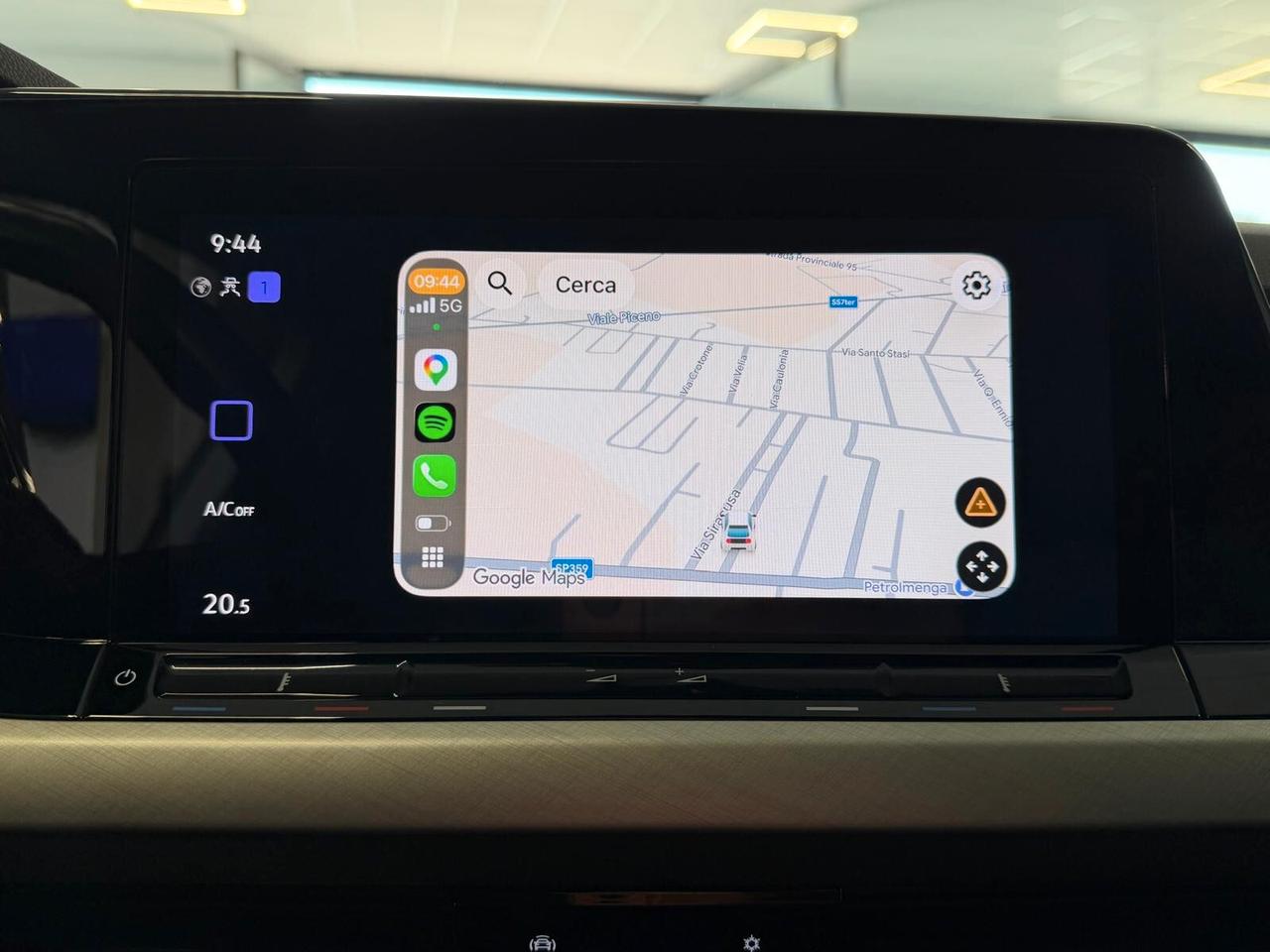 VOLKSWAGEN GOLF VIII STYLE 2.0 TDI 115CV CARPLAY OK NEOPATENTATI ANNO 2022