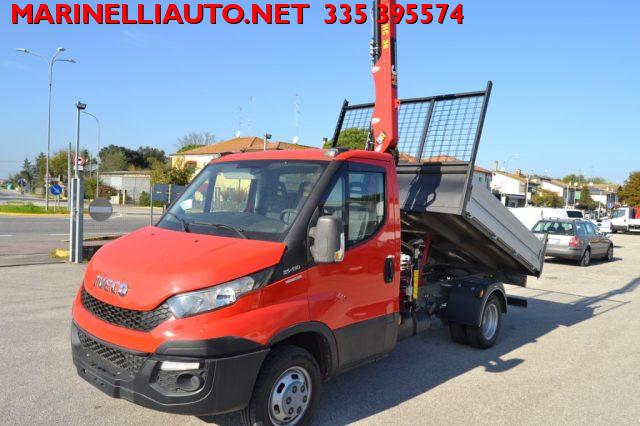 IVECO Daily 35C13 2.3 RIBALTABILE CON GRU HC38 A 3 SFILI