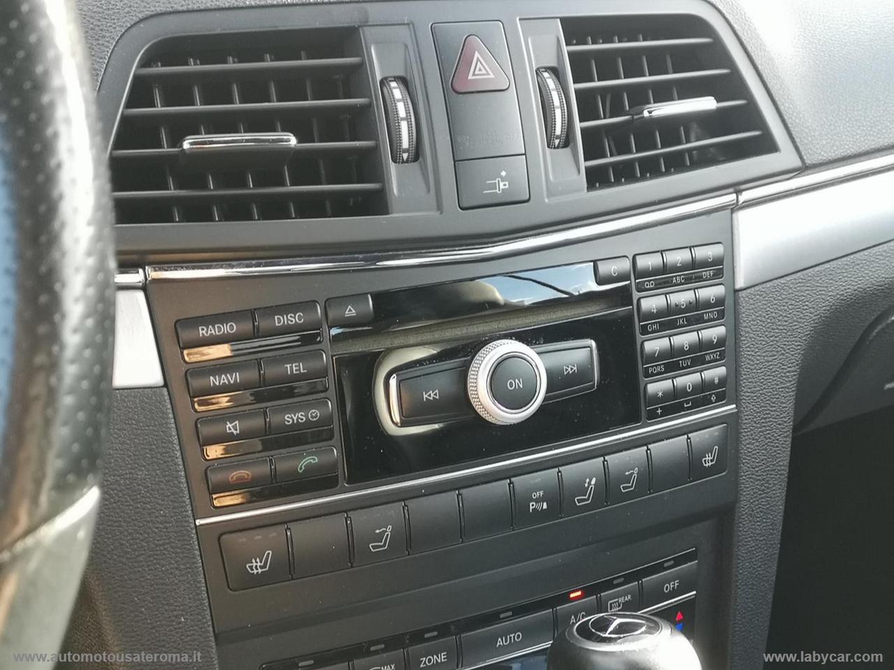 MERCEDES-BENZ E 220 CDI Cabrio BlueEFF. Avantgarde PROMO WEB