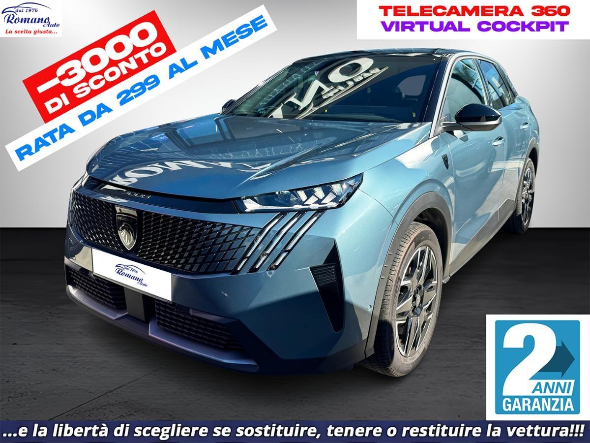 NEW PEUGEOT - 3008 - Hybrid 136 e-DCS6 GT#PACK VISION 360°!