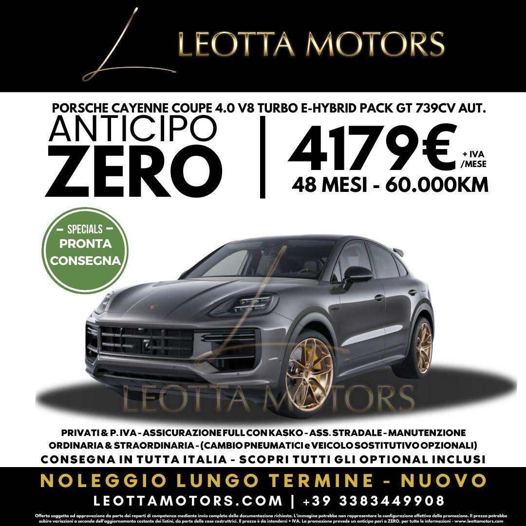 Porsche Cayenne COUPE 4.0 V8 TURBO E-HYBRID PACK GT 739CV AUT.