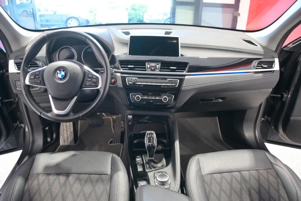 BMW X1 16D 115CV STEPTRONIC S-DRIVE XLINE PLUS ( FARI LED - PELLE - CRUISE - NAVI - PARK ASSISTANT - TELECAMERA POST. - CERCHI 18 )
