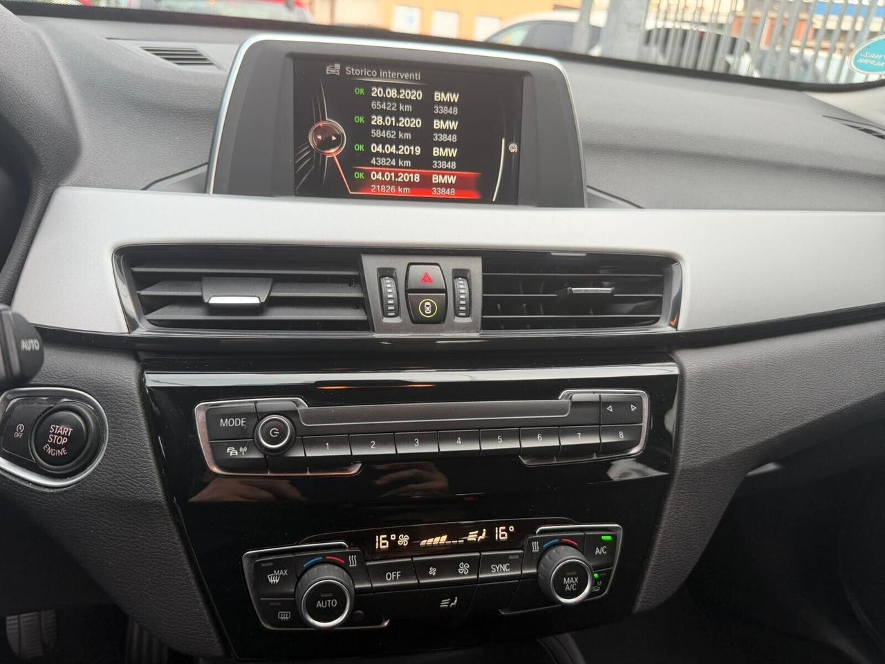 BMW X1 sdrive16d EURO 6 KM CERTIFICATI