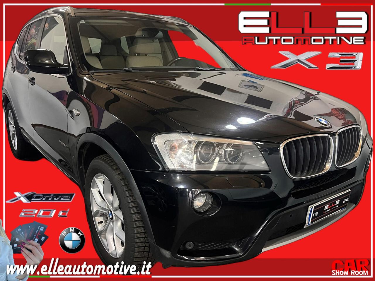 BMW X3 xDrive20d AUTOMATICO 12/2013