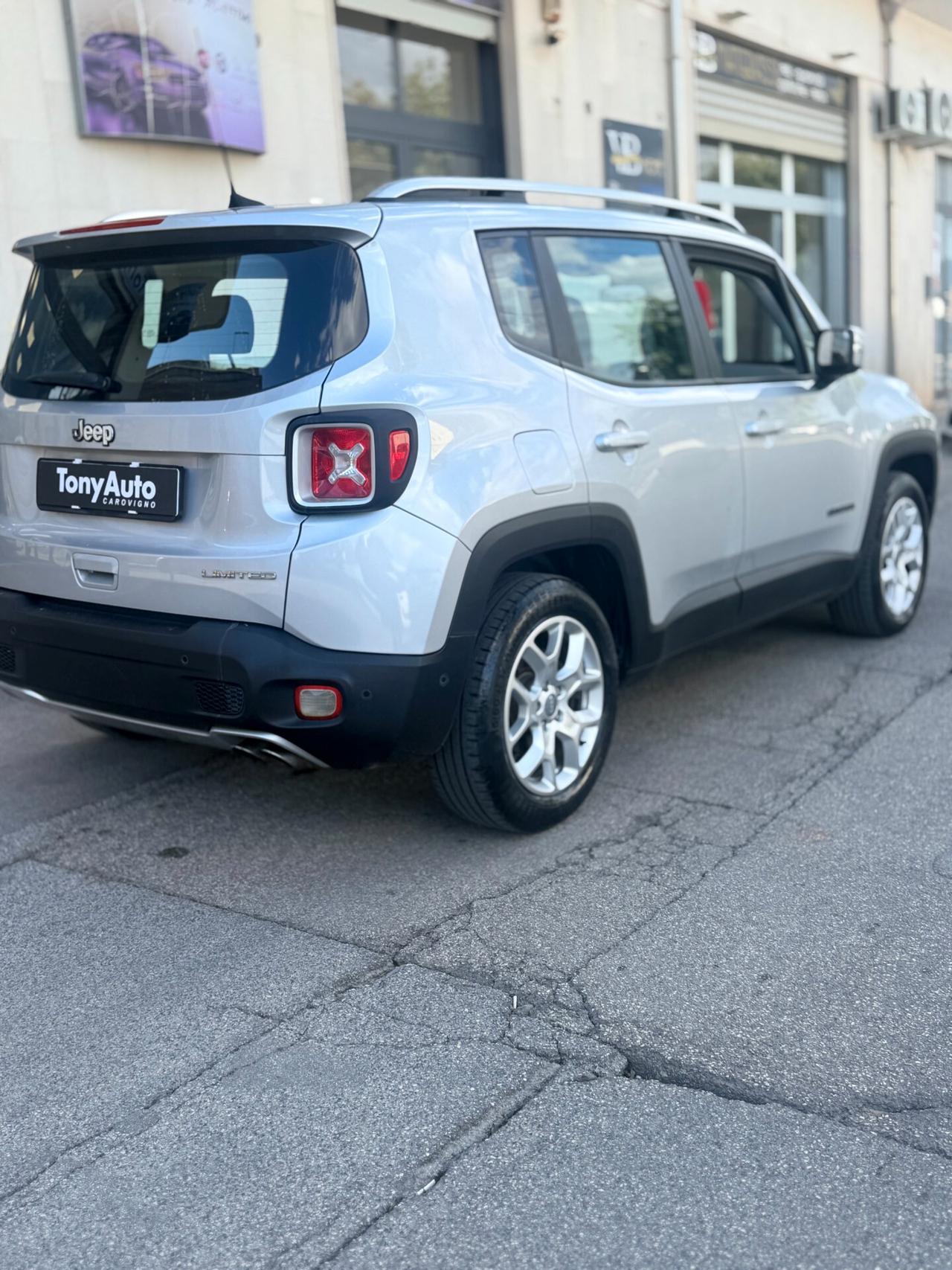 Jeep Renegade 1.4 GPL Limited 140cv NAVI,BLOCK SHAFT ,ANDROID AUTO,SENS.PARK.KM CERTIFICATI,UNI PROP.