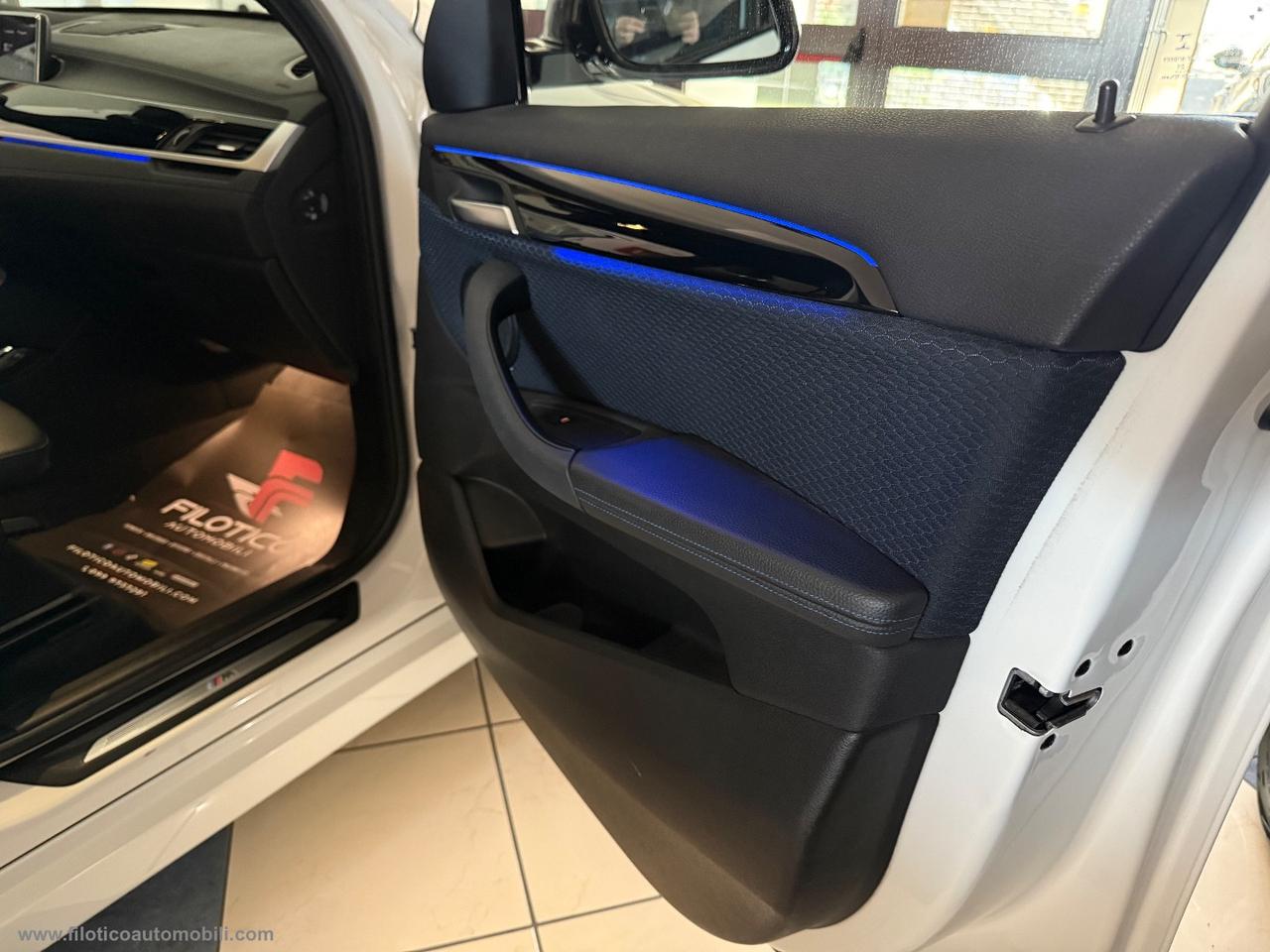 BMW X1 xDrive20d Msport AUTO KM 75.260 PACK TOTAL BLACK - CERCHI DA 19