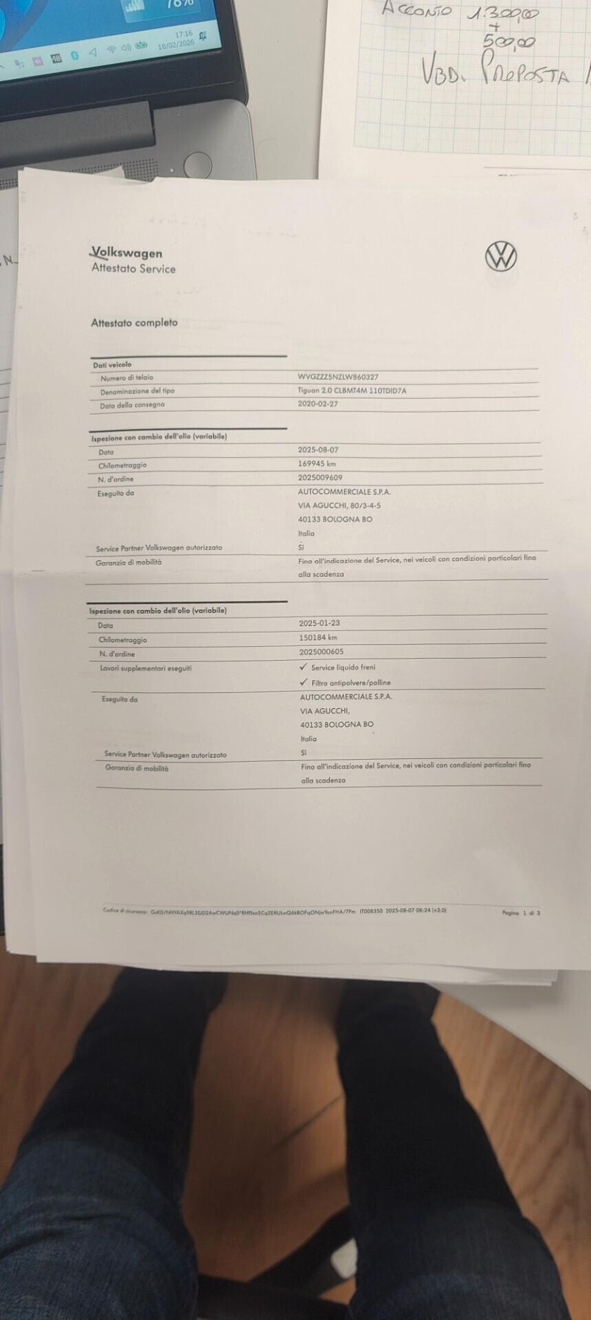 Volkswagen Tiguan 2.0 TDI 150 CV SCR DSG 4MOTION Life