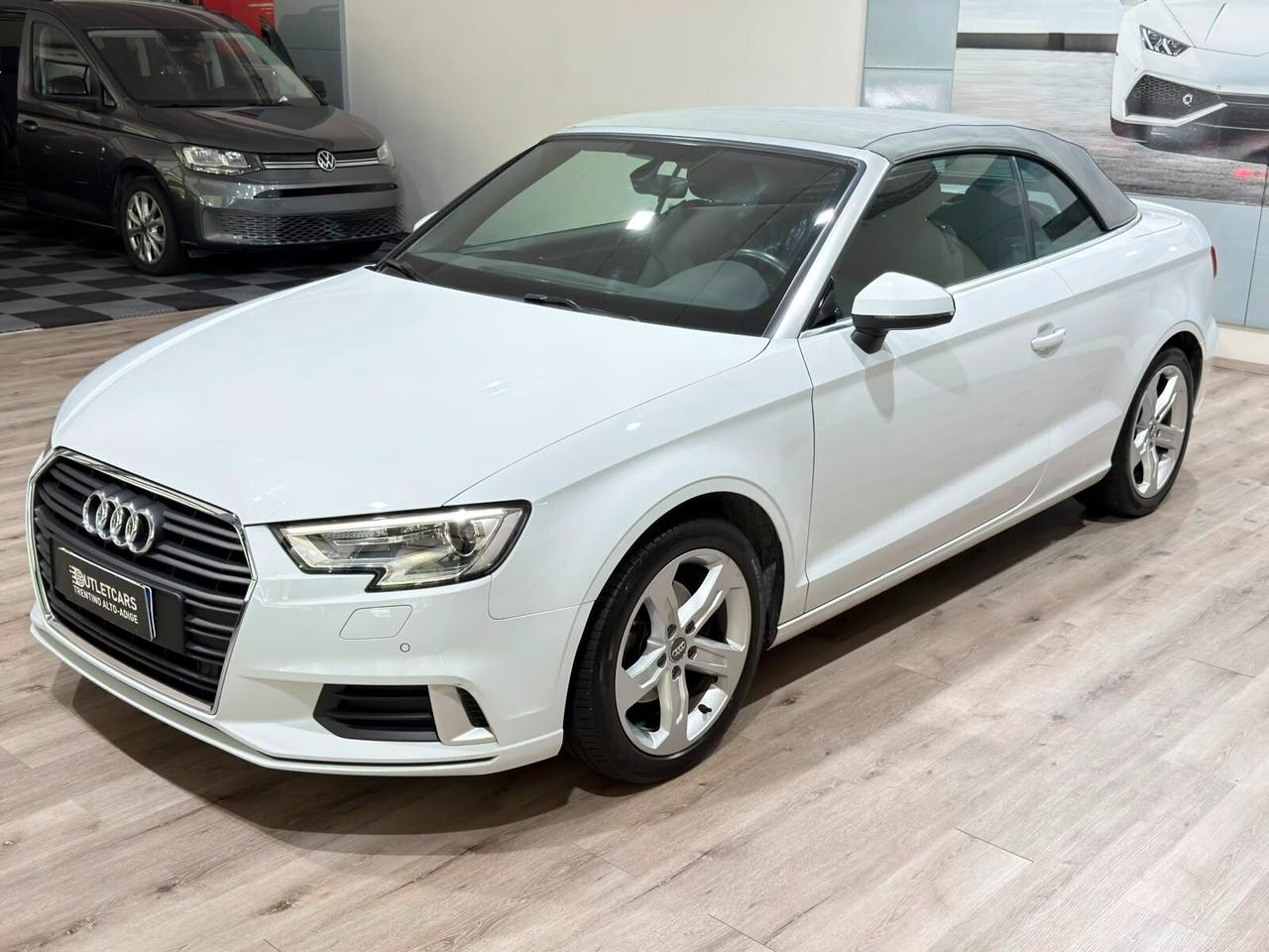 AUDI A3 CABRIO 1.6TDI 116CV SPORT 2018 LED/SENSORI