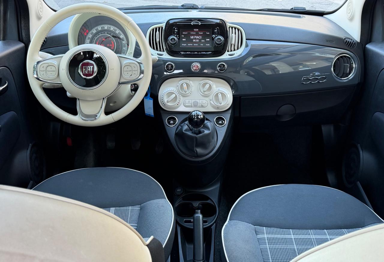 Fiat 500 1.2 Lounge 69CV Tetto Panoramico