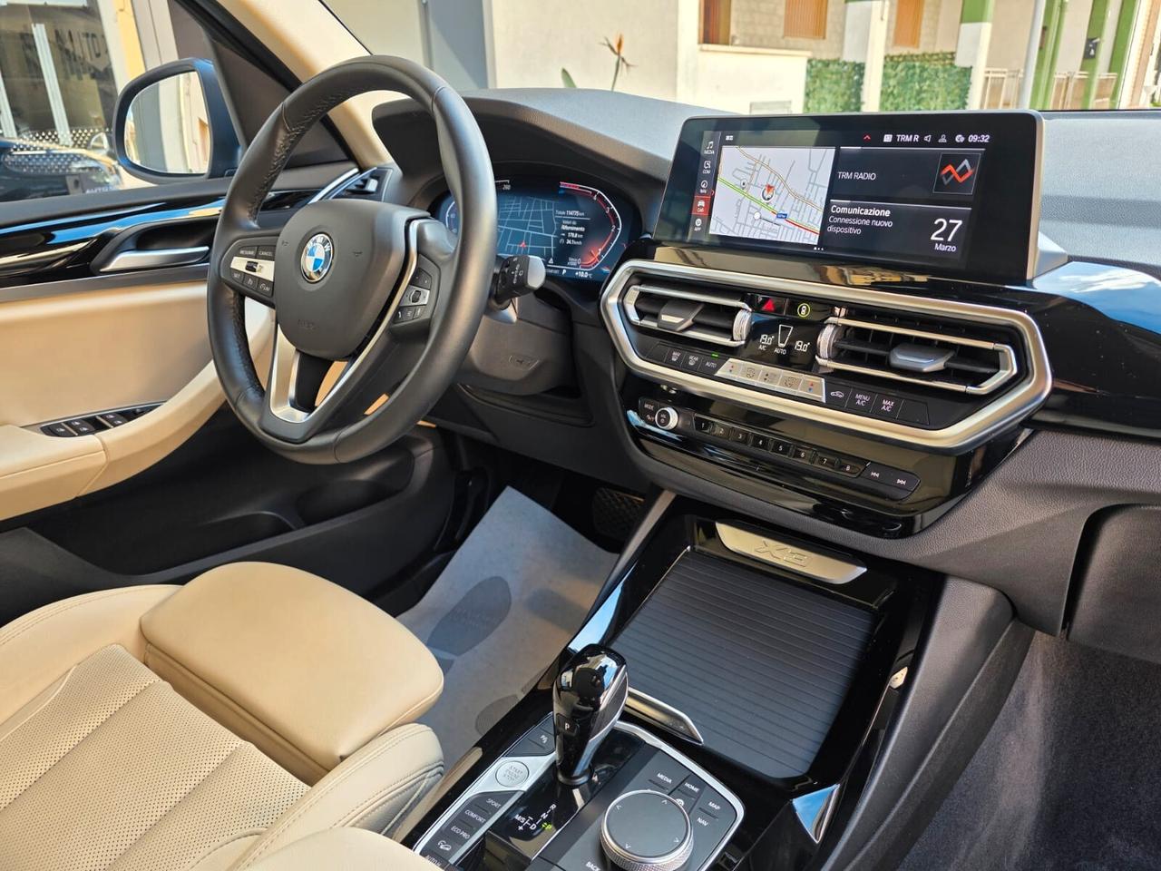 Bmw X3 2.0 190 Cv X-Drive 48 V Mhev+Pelle Totale+Retrocamera...