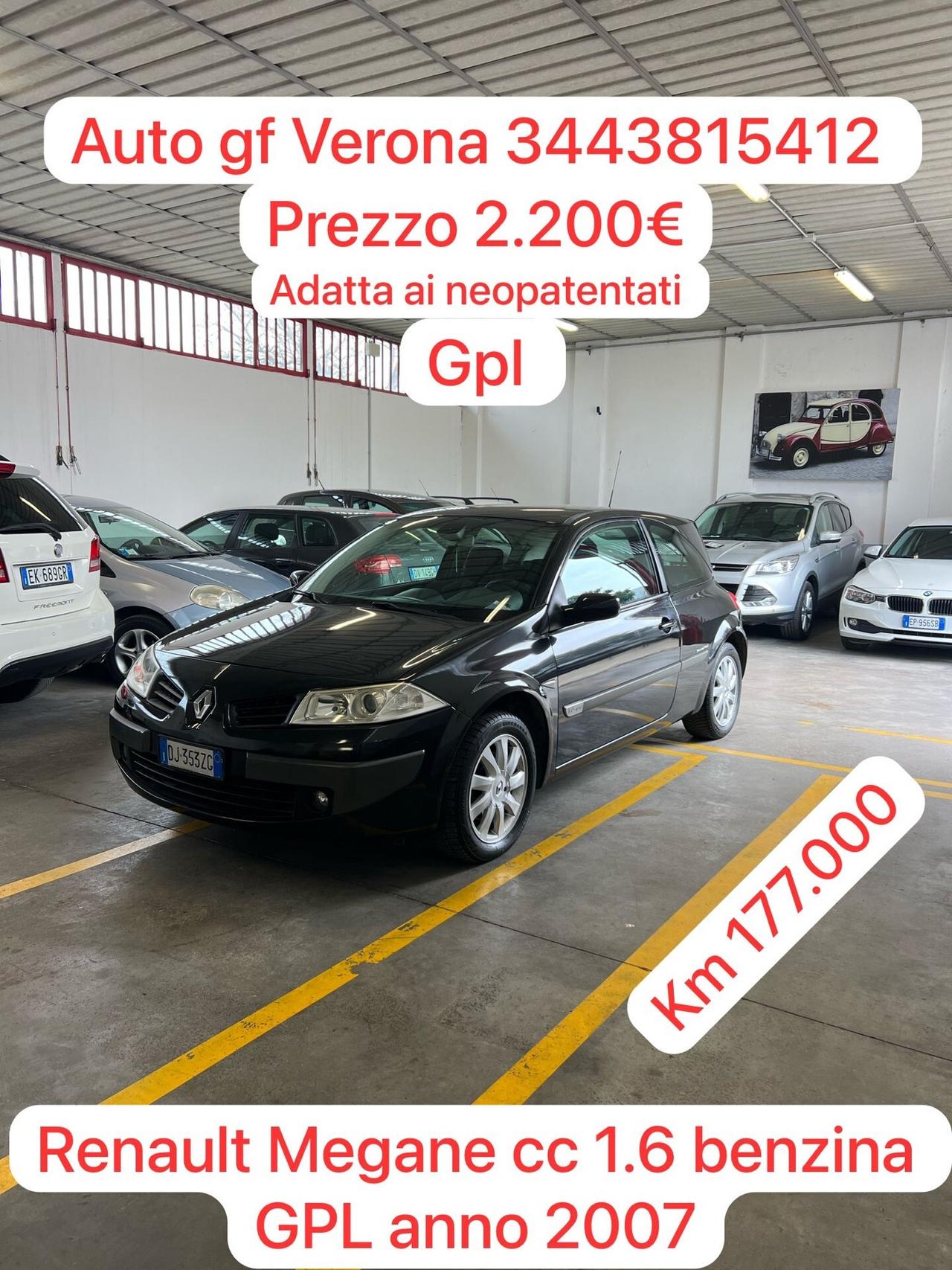 Renault Megane Mégane 1.6 16V 3 porte GPL Dynamique