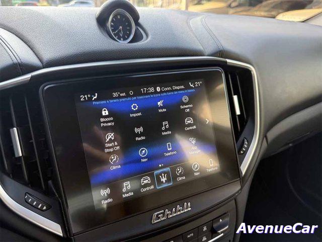 MASERATI Ghibli Gransport IVA ESPOSTA CERCHI 20'' TELECAMERA FULL