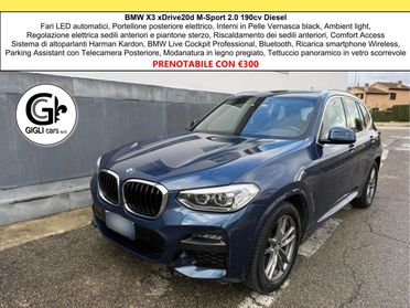 BMW X3 XDrive 20d M-Sport Msport Tetto Led Cam Pele