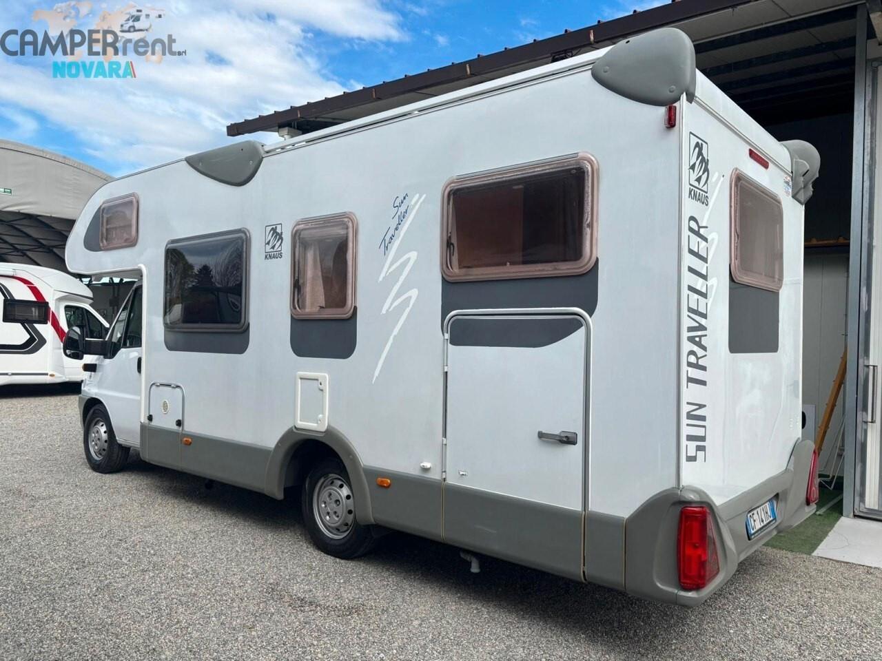 Knaus SUN TRAVELLER -MANSARDATO LETTO MATRIMONIALE IN CODA