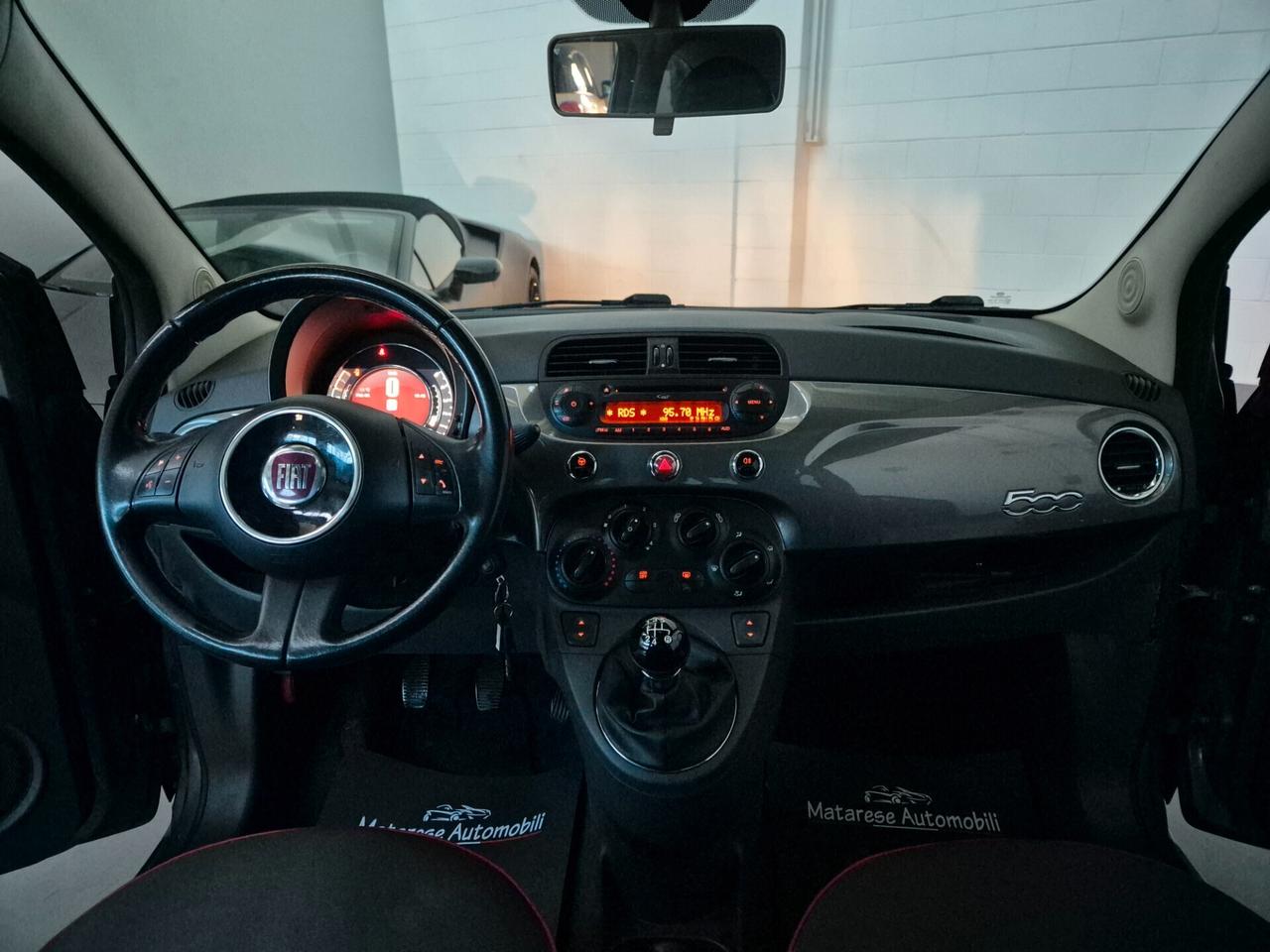 Fiat 500 1.2cc 69cv Tetto panoramico sensori di parcheggio