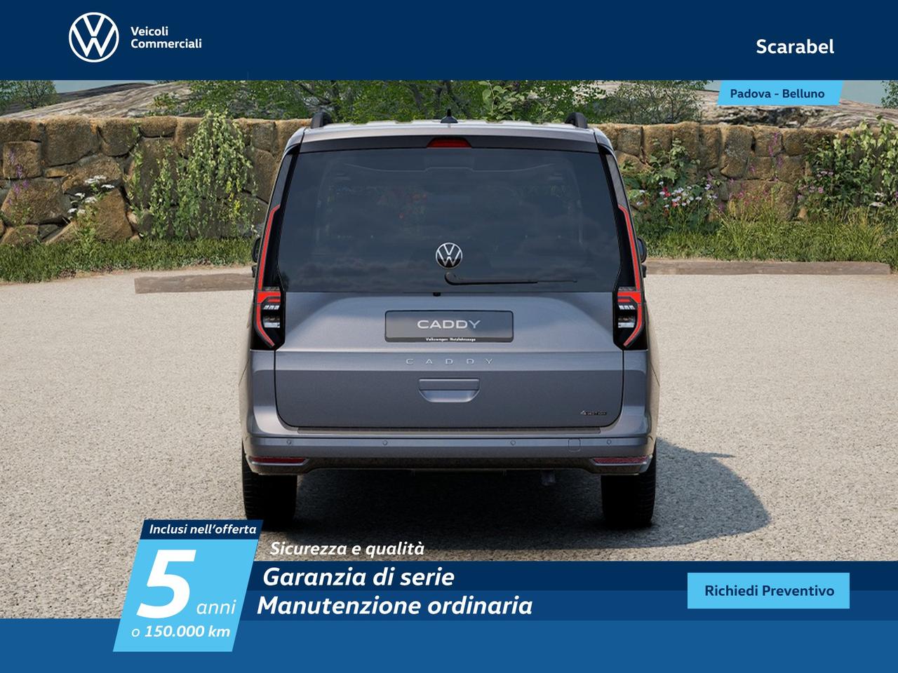 Volkswagen Caddy m1 2.0 tdi 122cv 4motion life my24