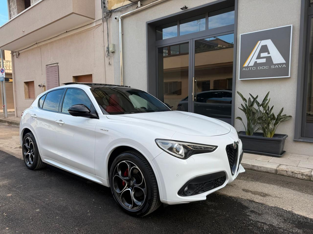 Alfa Romeo Stelvio 2.2 Turbodiesel 210 CV AT8 Q4 Veloce + Pelle + Tetto apribile