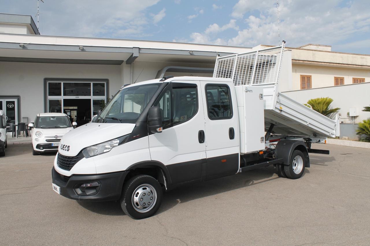 Iveco Daily 35C16 DOPPIA CABINA CASSONE RIBALTABILE E GANCIO TRAINO