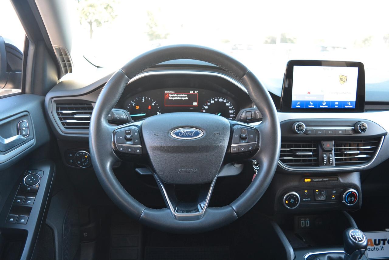 Ford Focus 1.5 EcoBlue 120 CV SW Business telecamera