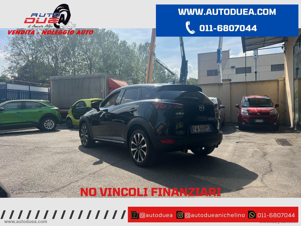 MAZDA CX-3 1.8L Skyactiv-D Exceed NO VINCOLI FINANZIARI