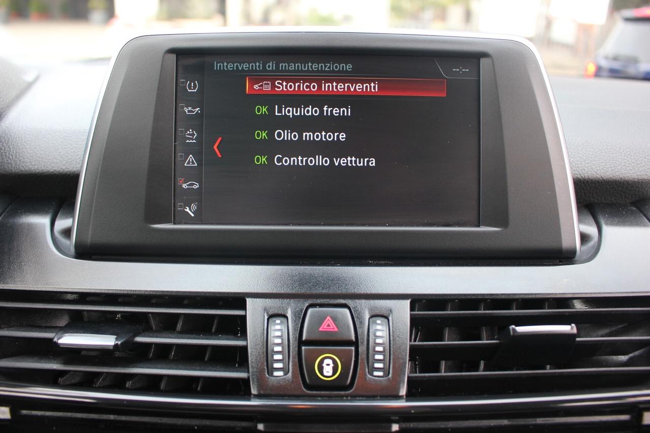 Bmw 216d-7 posti*PREZZO VERO*crono tagliandi-unipro