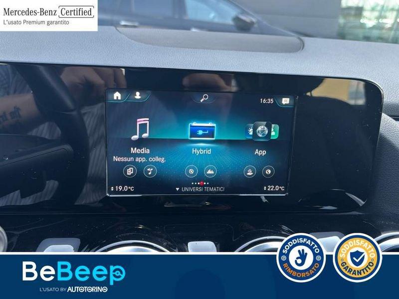 Mercedes-Benz GLA 250 E PHEV (EQ-POWER) SPORT PLUS AUTO