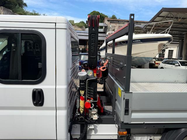 FIAT Ducato 140CV DOPPIA CABINA GRU E CASSONE FISSO