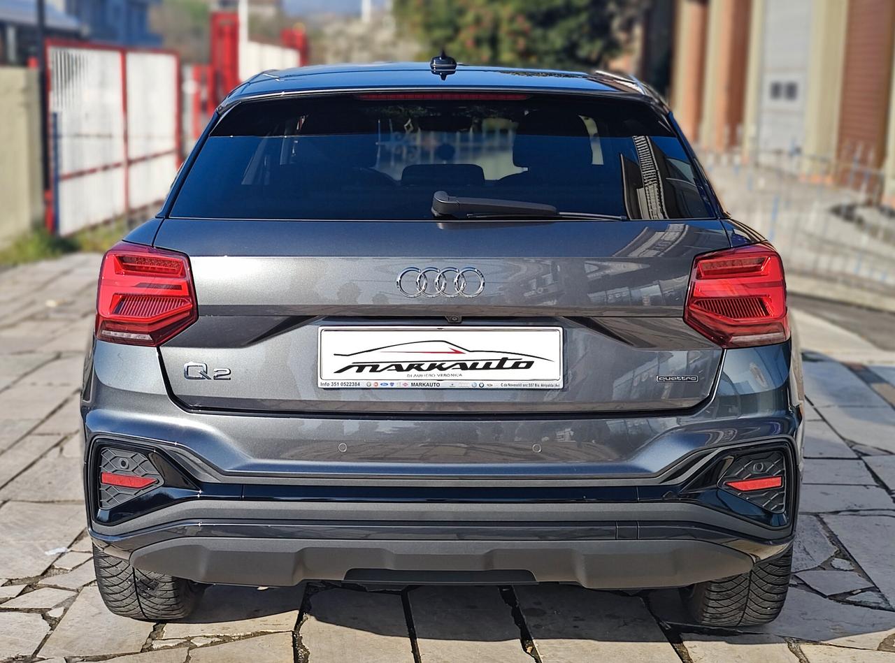 AUDI Q2 35 2.0 tdi 150 CV IDENTITY BLACK QUATTRO S-TRONIC S-LINE