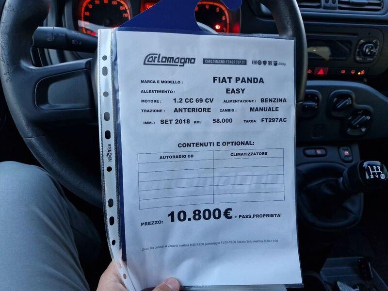 FIAT Panda III 2016 1.2 Easy s&s 69cv my19