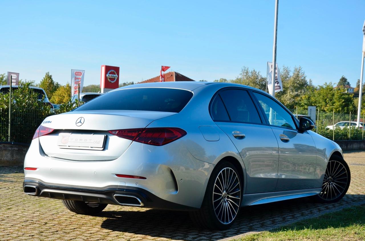MERCEDES-BENZ C220d MHEV MILD HYBRID PREMIUM AMG LINE 197cv AUTO, UFF ITALIANA, SERVICE MERCEDES, HI-FI PREMIUM, FARI HIGH BEAM, RETROCAMERA, PERMUTE