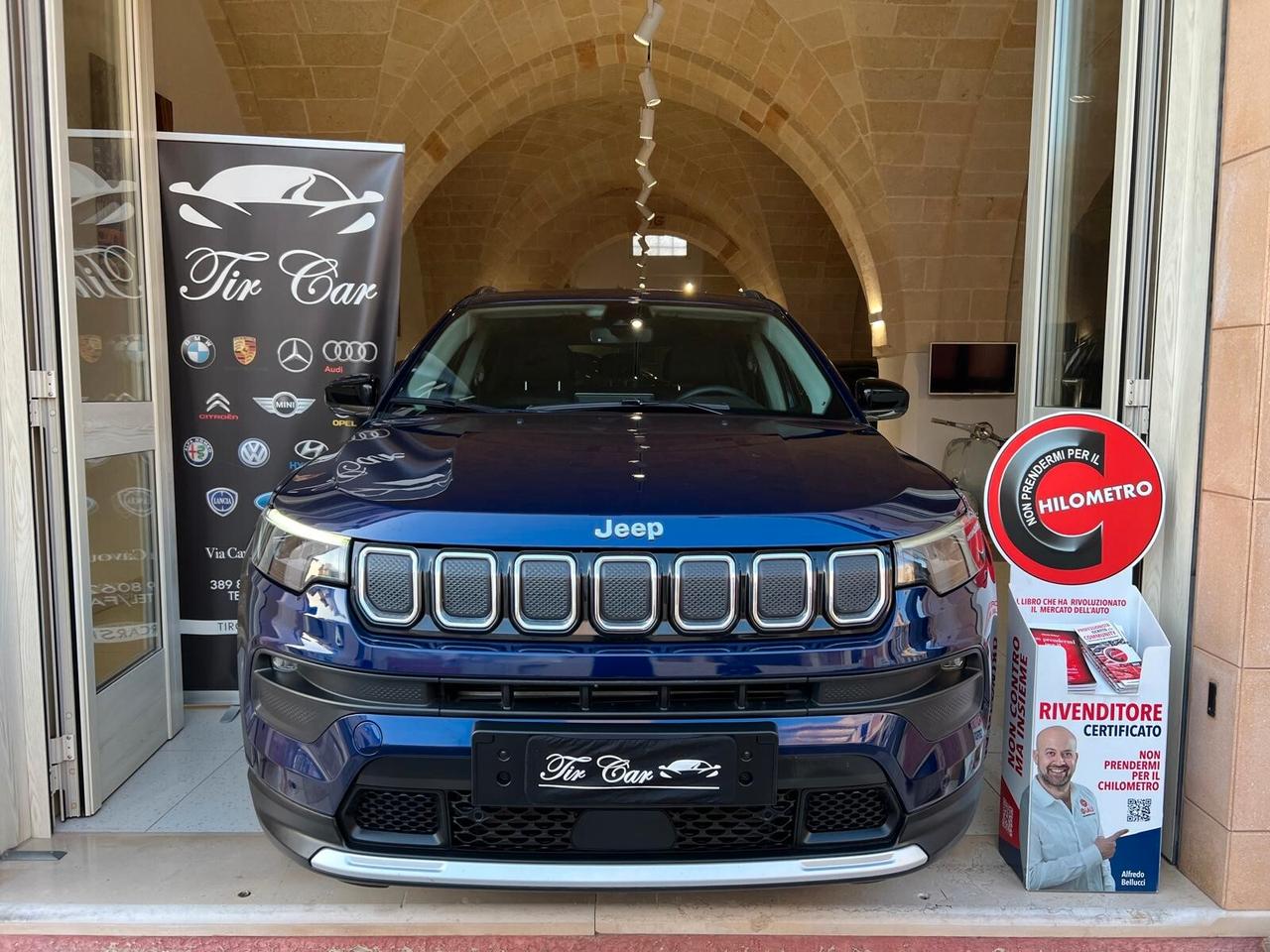 JEEP COMPASS 1.6 MJT LIMITED 130CV PELLE CAM OK NEOPATENTATI ANNO 2021