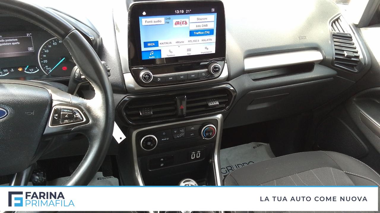 FORD EcoSport 2018 - EcoSport 1.0 ecoboost Plus 100cv my19