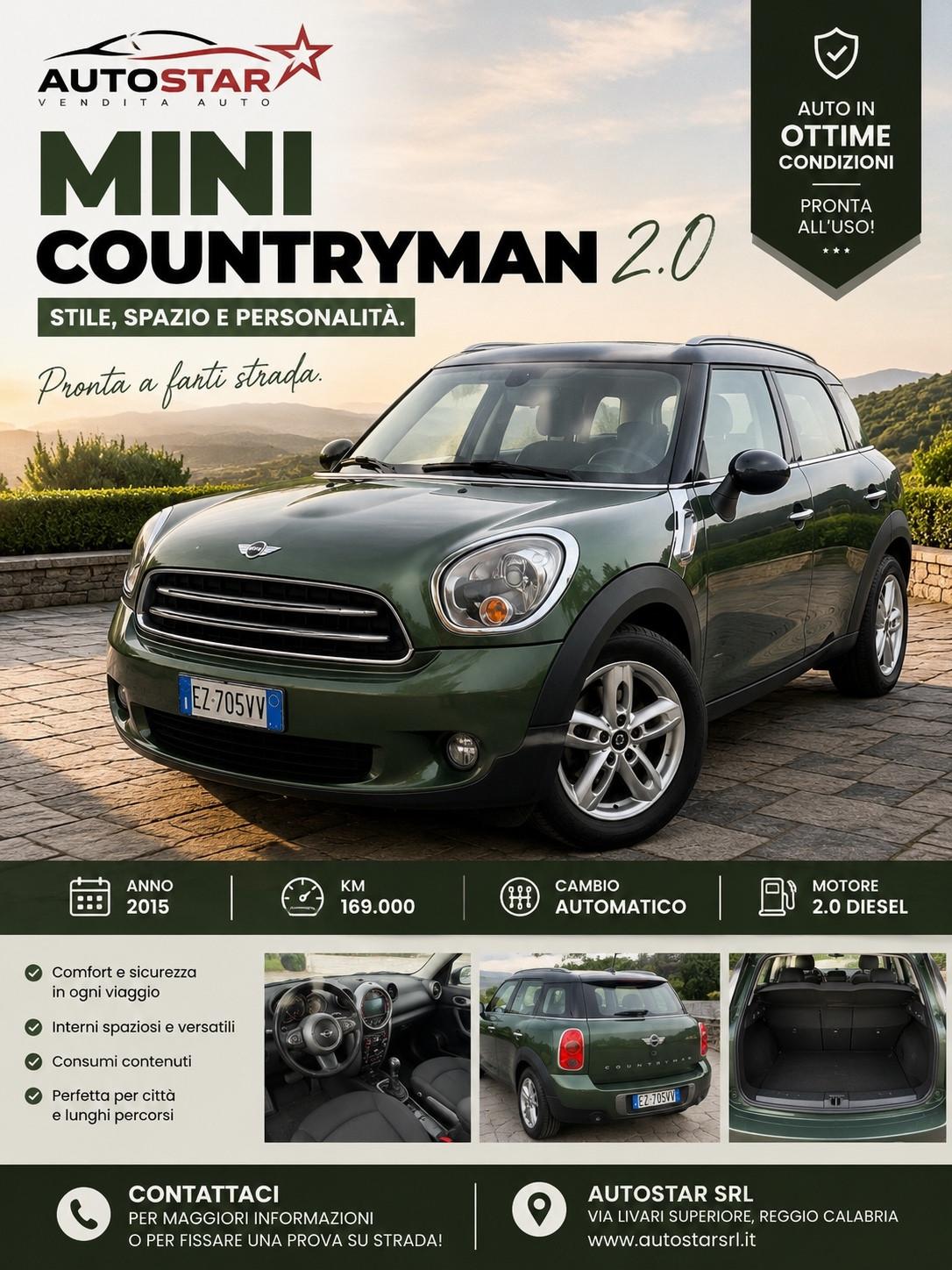Mini Cooper Countryman 2.0 D Automatica