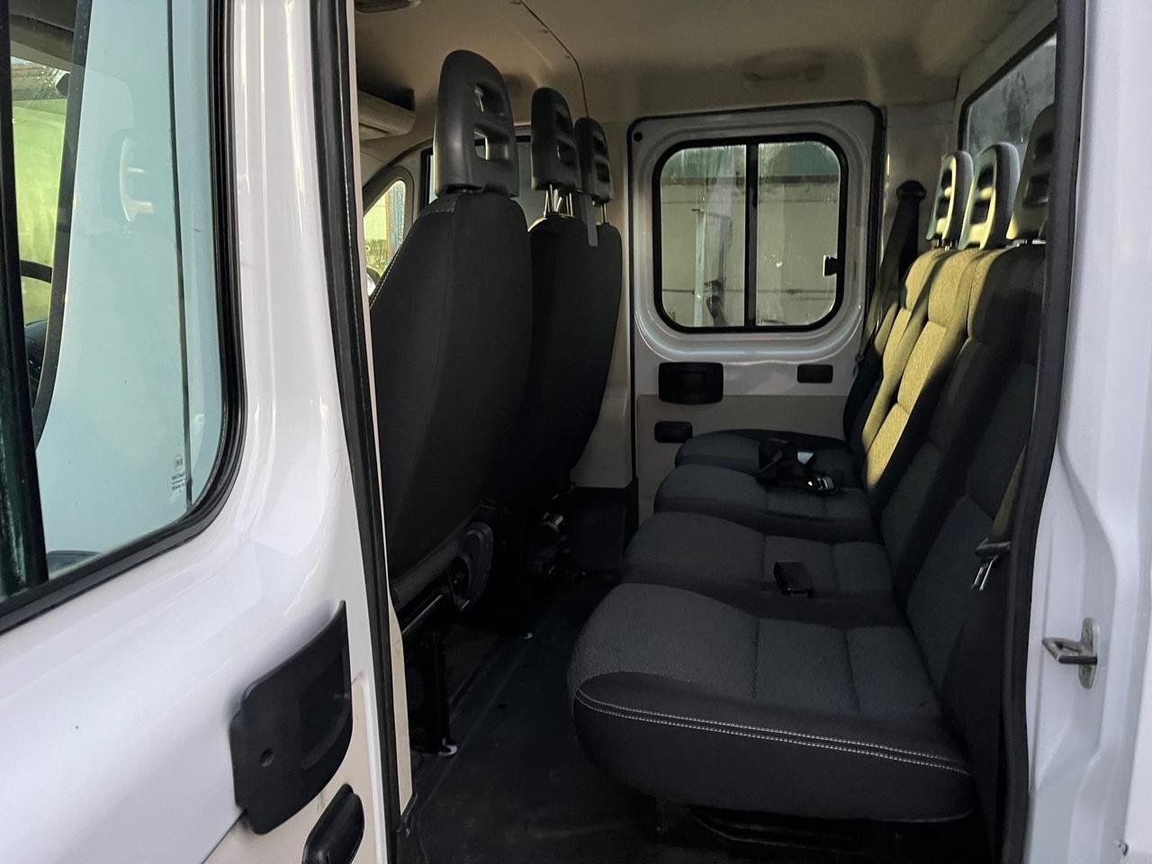 Fiat ducato max 23 -7 posti cassone F. Gru Fassi-2018