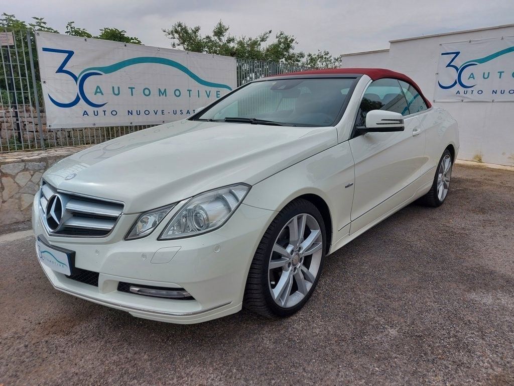 Mercedes-benz E 220 CDI Cabrio BlueEFFICIENCY Avantgarde