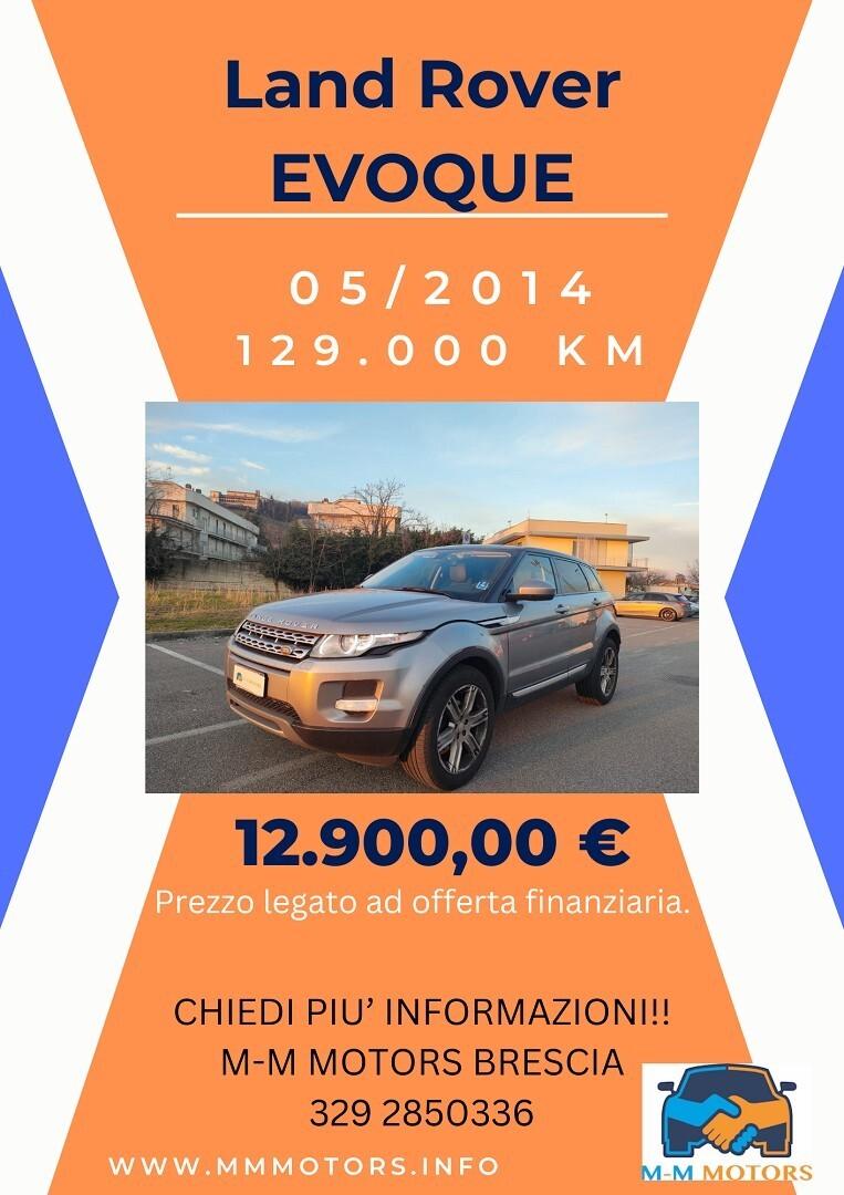 Range Rover Evoque 5p 2.2 sd4 Pure Tech 190cv ProM