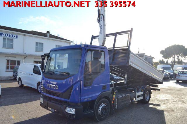 IVECO EUROCARGO 75E16 CON GRU E RIBALTABILE TRILATERALE