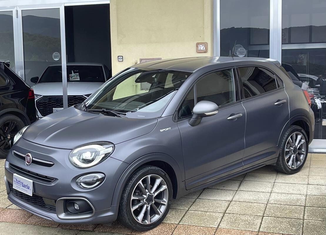Fiat 500X 1.6 MultiJet 130 CV Sport Fari Full LED, Retrocamera, Navigatore, Cerchi 18, Grigio opaco