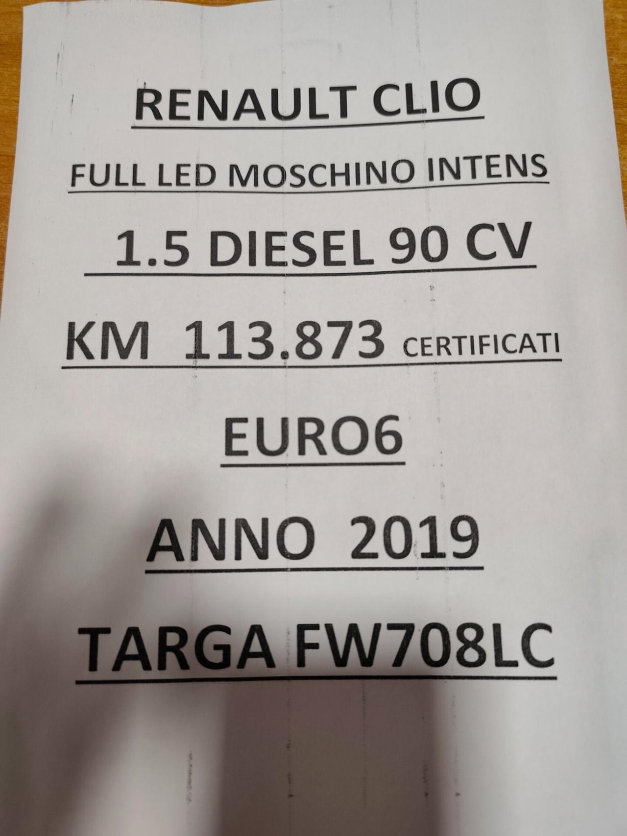 Renault Clio 1.5 dCi 90 CV Moschino