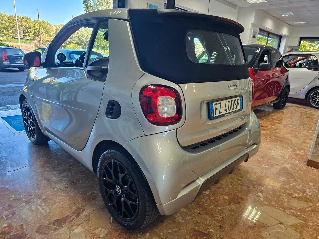 SMART FORTWO 1.0 71CV TWINAMIC SUPERPASSION CABRIO ARGENTO MET PELLE CARTIER COME NUOVA FATTURABILE IVA ESPOSTA OK NEOPATENTATI