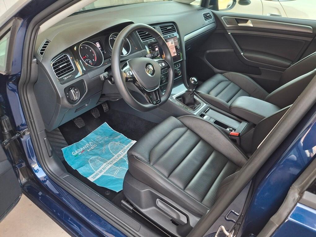 Volkswagen Golf 7.5 1.5 TGI 130cv Pelle/Fari LED - 2019