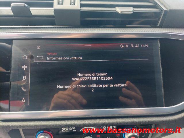 AUDI Q3 SPB 35 TFSI S tronic S line edition Identity Black