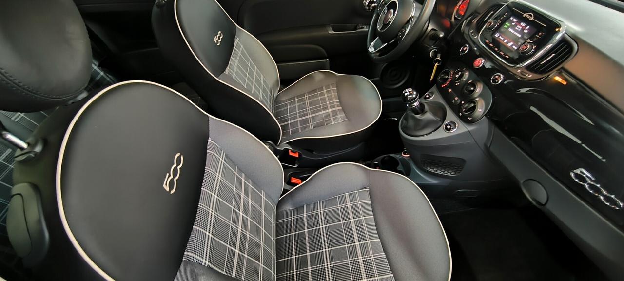 Fiat 500 1.2 lounge unipro km34mila ok neopatentati