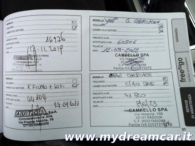 JEEP Grand Cherokee 3.0 V6 CRD 250 CV Multijet II Overland