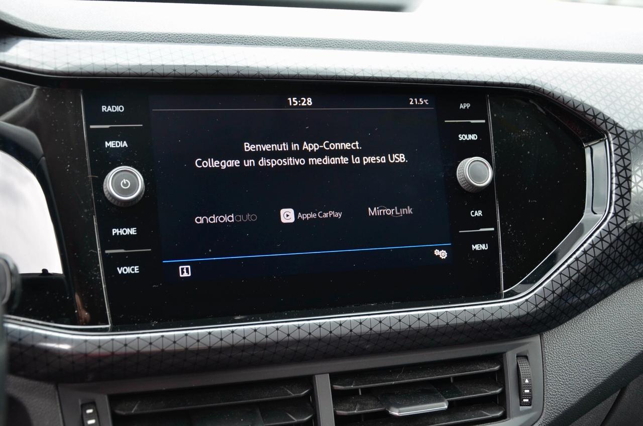 VOLKSWAGEN T-CROSS 1.0 TSI ADVANCED 115cv, UNICOPROPRIETARIO, TUTTI SERVICE VW, UFF ITALIANA, EURO 6D, APPLE ANDROID, RETROCAMERA, PERMUTE