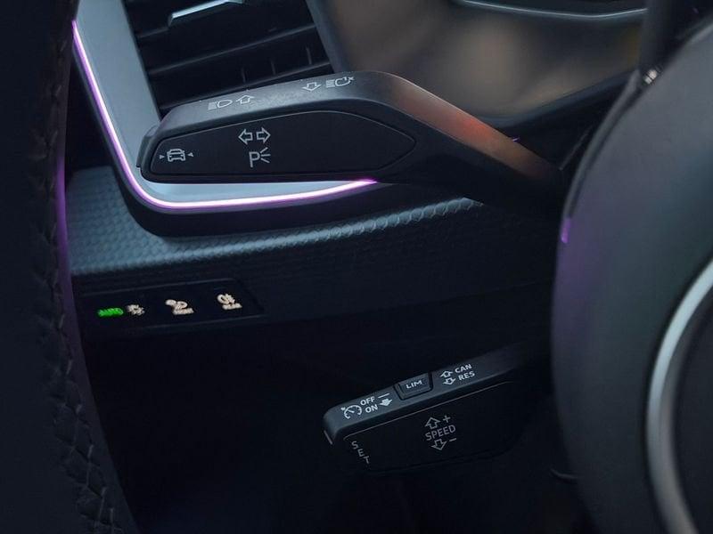 Audi A1 A1 Sportback 30 116cv s-tronic SLINE led multicolor “nero “