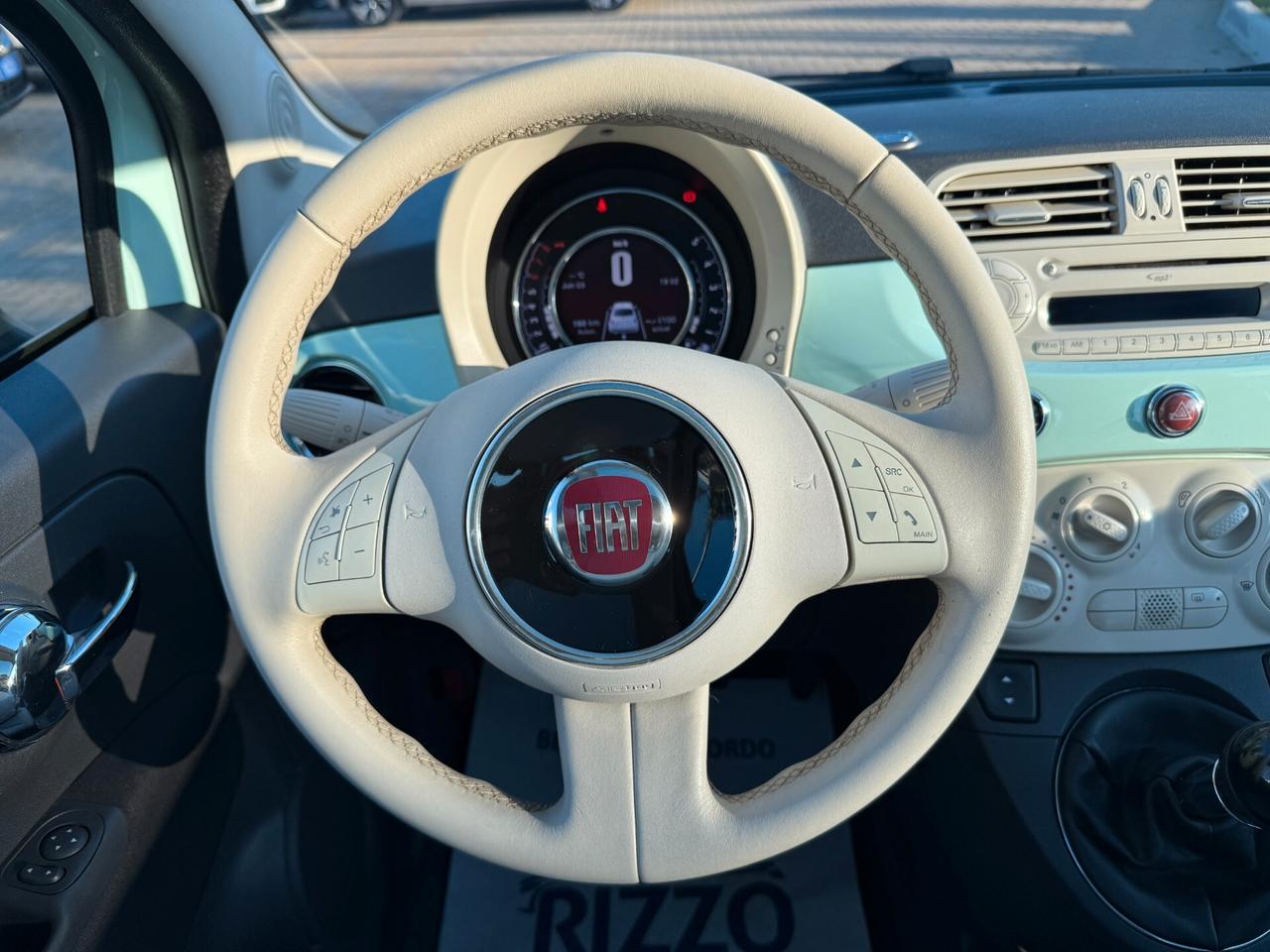 FIAT 500 1.2 LOUNGE TETTO PELLE