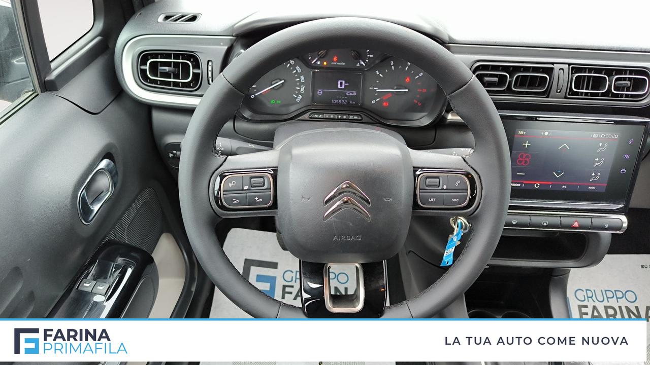 CITROEN C3 III 2017 - C3 1.5 bluehdi Feel s&s 100cv 5m